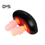 Juhtmeta punase valgusega ninateraapia seade Ergonoomilise disainiga kompaktse disainiga laetav kaasaskantav nina infrapunaravi seade must