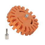 4-tolline pneumaatiline rasvaeemaldi, rasva&auml;rastus, rasvaeemaldi, rasvaeemaldi ratas, rasvaeemalduspea, v&auml;rvieemaldi ratas One Size kollane