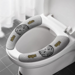 Universaalne WC-istme kate Pehme Cartoon WC Paste WC Kleepuv istmepadi pestav Vannitoa soojem istmekaane kate padja padi kollane