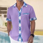 Hawaii s&auml;rk meestele, meeste vintage n&ouml;&ouml;pidega keeglis&auml;rgid l&uuml;hikeste varrukatega suvine rannas&auml;rk L