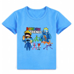 Lapsed Uus saabumine Moodne 3D tr&uuml;kiga Rainbow Friends l&uuml;hikeste varrukatega t-s&auml;rk lastele 100