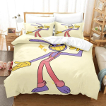 3D Prinditud H&auml;mmastav Digitaalne Tsirkus Voodipesu Komplekt Multikas Anime kolmeosaline komplekt T&auml;iskasvanu Laps Magamistuba Tekikoti Komplektid Kodutekstiilid AU Single 140x210cm