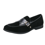 Meeste mokassiinid Moodne minimalistlik disaineristiil Pulmad V&auml;litingimustes Vaba aeg &Auml;ripeod Igap&auml;evane kontorikandmine Meeste Slip-on kingad 46 must