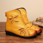 Veekindlad poolsaapad naistele talvenahast mokassiinid soojad pl&uuml;&uuml;sist lumekingad naistele vabaaja saapad 39