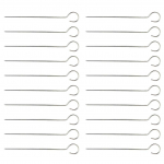 50 tk roostevabast terasest hanesaba n&otilde;ela grillvardaid liha grillimiseks, grillitarvikud BBQ pulgad r&ouml;stimiseks h&otilde;be