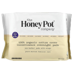 The Honey Pot Company, &uuml;rdivabad tiibadega puuvillased padjad, orgaaniline uriinipidamatus &uuml;le&ouml;&ouml;, 16 arvu beige