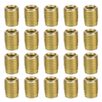 20 tk 302 s&uuml;sinikterasest isekeermestavaid keermevahetajaid In M3*0.5 Out M5*0.5