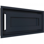 Ventilatsiooni kate WIND 22x45 grafiit