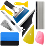 19/31 tk S&uuml;sinikkiust autot&ouml;&ouml;riistad Vin&uuml;&uuml;lkilega kleebiste pakkimine Automaatne akende toonimine fooliumpulk kaabitsa habemenuga kaabits