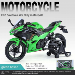 1/12 Kawasaki Mootorratta Valatud Mudel - Heli- ja Valgustusm&otilde;jud - Autentsed Detailid - L&otilde;bus Lastele ja Mootorrattahuvilistele111 roheline
