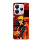 Coque - Maniacase - Xiaomi Redmi Note 14 5G - Naruto Kurama - Souple - Orange