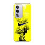 Coque - Maniacase - Oppo A80 - Jaune - Logo Just Do It - Souple