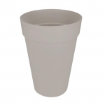 ELHO Loft Urban Pot de fleurs rond Haut 35 - Gris - &Oslash; 34 x H 45 cm - ext&eacute;rieur - 100% recycl&eacute;