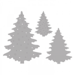 Matrices de d&eacute;coupe Sapins - 3 pi&egrave;ces