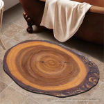Puidumustriga diatomiitmudast p&otilde;randamatid: Sissep&auml;&auml;su-, vannitoa- ja tualettmatid 30*40cm【Small size drain mat】, Wood pattern 5