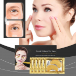 Crystal Collagen Eye Mask Silmaalune Mask Peente joonte niisutamiseks Tumedate ringide ja paistes silmade all Silmaplaastrid Kuldne 3 ml One Size