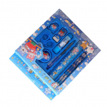 Multifilmi koolitarbed Sinised pliiatsid Pastapliiatsiga teritaja, k&auml;&auml;rid, klambrid, laste kirjatarbed