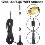 T&auml;iesti uus Wifi antenn 12dbi 1 tk 2.4G/5.8G liitmikud