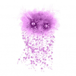 Juukseklamber Sulg V&otilde;rk L&otilde;ng Lilledekoratsioon Juukseklamber Kunstp&auml;rli Tutiga Peanupp Du&scaron;i Juukseklamber sinine