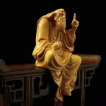 Kodu kaunistamise aksessuaarid Puidunikerdus Wuxiangi Buddha ornament Loov nikerdatud Zeni ornament 1 tk