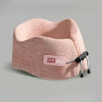 Kaasaskantav m&auml;luvahust reisipadi U-kujuline ergonoomiline kaelatugi lennukiautode kontorite jaoks magamispeatoe pehme padi 24x24x12cm hall