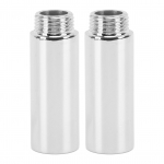 2 TK du&scaron;ivarre pikendus, roostevabast terasest kroomitud du&scaron;ipea pikendustoru vannitoa jaoks 6.1cm/2.4in