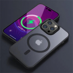 Matt pooll&auml;bipaistev j&auml;&auml;tunud telefoni&uuml;mbris iPhone'ile 16 15 14 13 12 11 Pro Max Plus magnet&uuml;mbris Magsafe'i juhtmevaba laadimiskaane jaoks iPhone 11