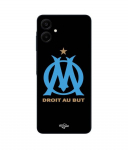 Coque pour Samsung Galaxy A06 logo om olympique de marseille Noire Fond Maniacase