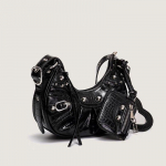 2024 Punk Rivet Tassel Motorcycle Shoulder Bag