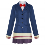 6 tk anime Dandadan Aira Shiratori cosplay kost&uuml;&uuml;m t&auml;iskomplekt naiste Halloweeni kost&uuml;&uuml;m XS