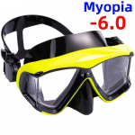 Optiline l&uuml;hin&auml;gelikkuse snorgeldamismask sukeldumiseks Ujumisprillid L&uuml;hin&auml;gelikkus Varustus Panoraamvaade Lai vaatev&auml;li T&auml;iskasvanutele Noortele -1.0Kuni-6.0 CHINA