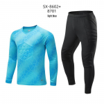 Meeste noorte pikkade varrukatega v&auml;ravavahtide treening- ja m&auml;ngus&auml;rk M