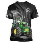 Farm Tractor Graphic T-s&auml;rgid vabaaja 3D-prindiga T-s&auml;rk Meeste r&otilde;ivad &Uuml;markaelusega topid Vabaaja l&uuml;hikeste varrukatega Suured Unisex riided S