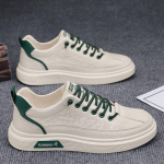 S&uuml;gised meeste kingad Uus mood Vabaaja laiad kingad V&auml;litingimustes metsikud meeste tossud K&otilde;rge kvaliteediga v&auml;ikesed valged kingad zapatos de hombre 39 beež