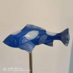 1 tk Keraamiline Aia Koi Vaik K&auml;sit&ouml;&ouml; Muru Dekoratiivsed Kaunistused V&auml;rviline Kala Vaik Dekoratiivne Sisehoovi Kunst Terrassi Dekoratsioon E