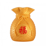 &Otilde;nnistatud kott lillepoti vaas Hiina uusaasta kevadfestivali varanduse valmistamine lilleseade vaas plastikust festivali kaunistus