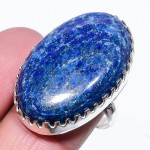 Lapis Lazuli Handmade 925 Sterling Silver Gift Jewelry Ring Size 9 b6n22