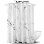 180*200cm Du&scaron;ikardin vannituppa Vannitoa du&scaron;ikardin Marmormustriga Ruloo Vann Kodu Kaunistus Veekindel 180x180cm valge