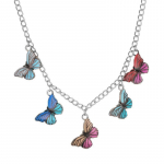 Ins Wind Color Fantaasia Liblikad Kaelakee Naiste Mood Retro Clavicle Chain Isiksus Ehted MIT