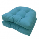 2 tk Veekindlad U-kujulised &Uuml;lit&auml;idetud Istmepadjad V&auml;litingimustesse helesinine v&auml;rv