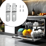 Dishwasher Mounting Bracket Spare Parts Heavy Duty Galvanized Iron Sturdy Easy to Install with