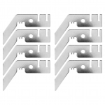 8 TK 3-tolline topelt p&otilde;ikpuuga riidepuu raud pulmade volangi riidepuu toru- ja drapeerimistaustastendi jaoks