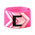 Jalgpalli kapteni k&auml;epael Reguleeritav kapteni C k&auml;epael Elastne jalgpalli korvpallim&auml;ngija pael t&auml;iskasvanutele noortele roosa