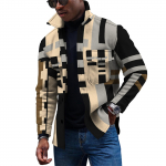 Meeste moetrend igap&auml;evane vabaaja tr&uuml;kitud pikkade varrukatega n&ouml;&ouml;biga sulejope XXXL