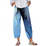 P&uuml;ksid naistele Suvised vabaaja laia s&auml;&auml;rega elastsed v&ouml;&ouml;p&uuml;ksid taskutega XXL