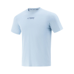 Li Ning Mugav Hingav Mitmek&uuml;lgne T&auml;hega &Uuml;mmarguse Kaelusega L&uuml;hikeste Varrukatega T-s&auml;rk Meeste Topid Pilve-Sinine ATSV389-8 XL