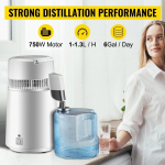 750W 4L Puhta Vee Destilleerija Destilleeritud Vee Tegija Filter Roostevabast Terasest Elektriline Destillatsiooni Puhasti 750W 4L