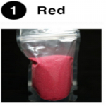 1kg 1 v&auml;rv 16 v&auml;rvi hulgast v&auml;rvilist liiva (liivav&auml;rv, v&auml;rviline liiv, akvaariumi kunstimaterjalid jne.) punane