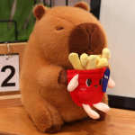 Capybara Plush seljakott Kawaii Fashion Plushie Doll karusnaha kott Laste kott &Otilde;lakott Mini seljakotid Kingitused t&uuml;druks&otilde;brale 22cm