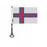 Drapeau &ndash; mitmev&auml;rviline &ndash; &Icirc;les F&eacute;ro&eacute; &ndash; 5 t&uuml;kki &ndash; 14 x 21 cm &ndash; pol&uuml;ester